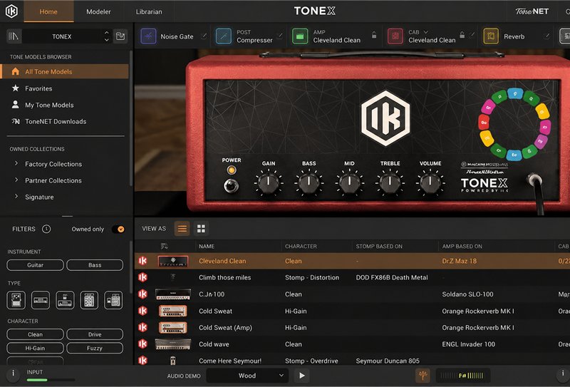 吉他音箱模拟效果器 IK Multimedia TONEX MAX v1.9.1 R2R Win