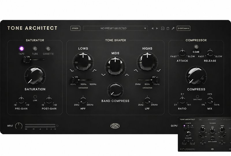 饱和压缩器 Teletone Audio Tone Architect v1.0.0