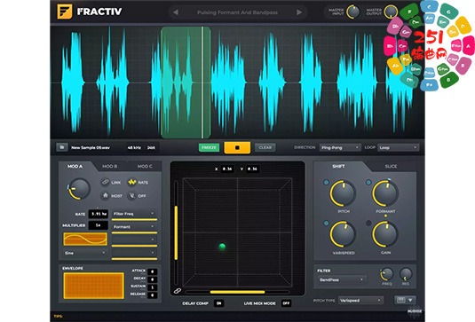 新型粒子合成声音设计插件 Sync Audio Fractiv v1.1.0 Mac