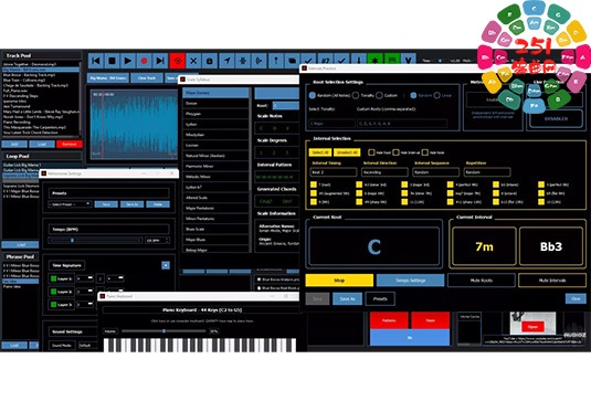 音乐练习与学习开发的工具 Mingus Music Study Station v1.0.0 Win