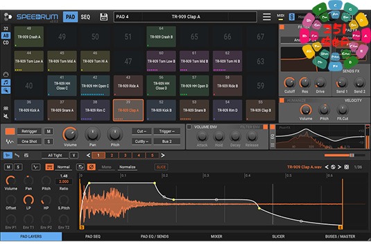 MPC风格虚拟鼓机 Apisonic Audio Speedrum v2.3.4
