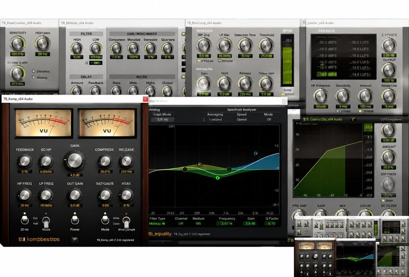 综合效果插件套装 ToneBoosters Plugin Bundle v1.9.6 R2R (Tone Boosters )