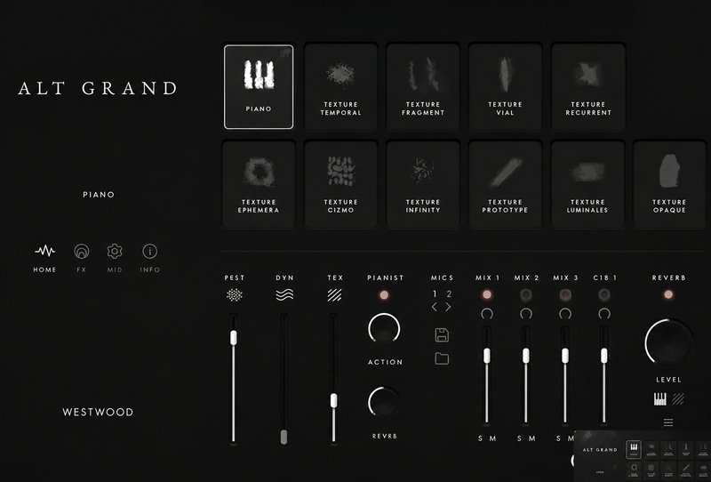特色三角钢琴音源 Westwood Instruments Alt Grand