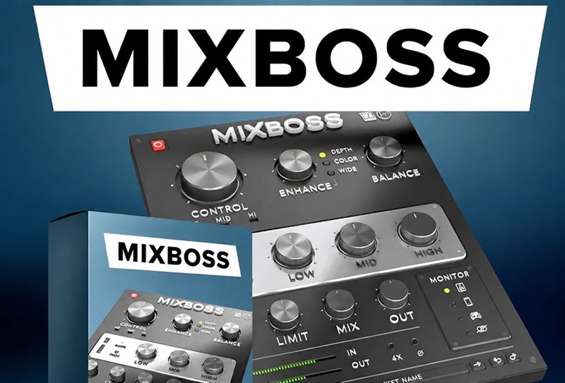 综合混音插件 W.A. Production Mixboss v1.0.0 BUBBiX Win (WA W A)