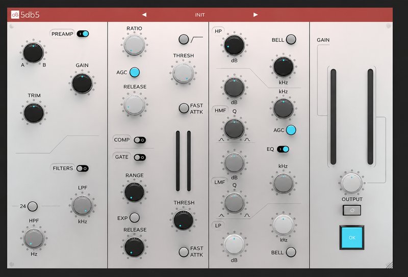 前置放大器仿真 Audio Assault dB5dB5 Channel551 v1.0.0 Win