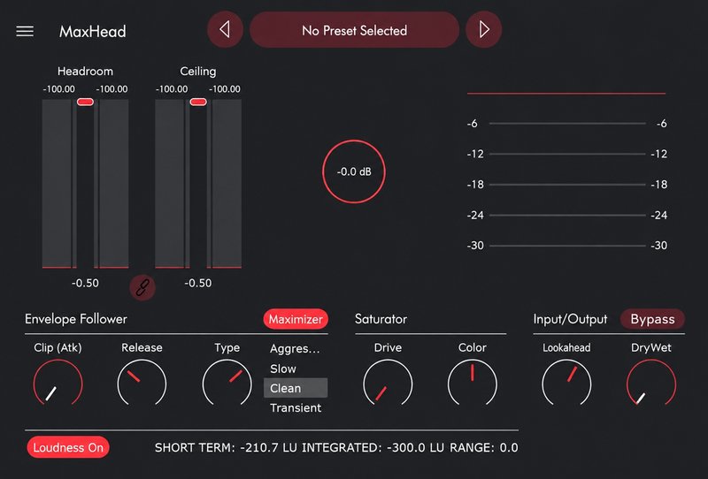 峰值限制插件 Aqusmatiq Maxhead v1.1.0 MOCHA Win