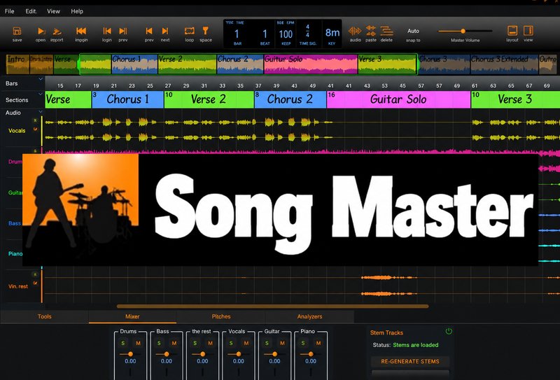 歌曲和弦和声扒带分析软件 Aurally Sound Song Master v4.7.03 MOCHA Win