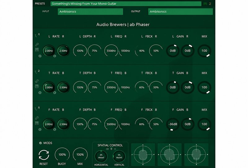 三维相位器 Audio Brewers ab_Phaser v2.16.0 MOCHA Win
