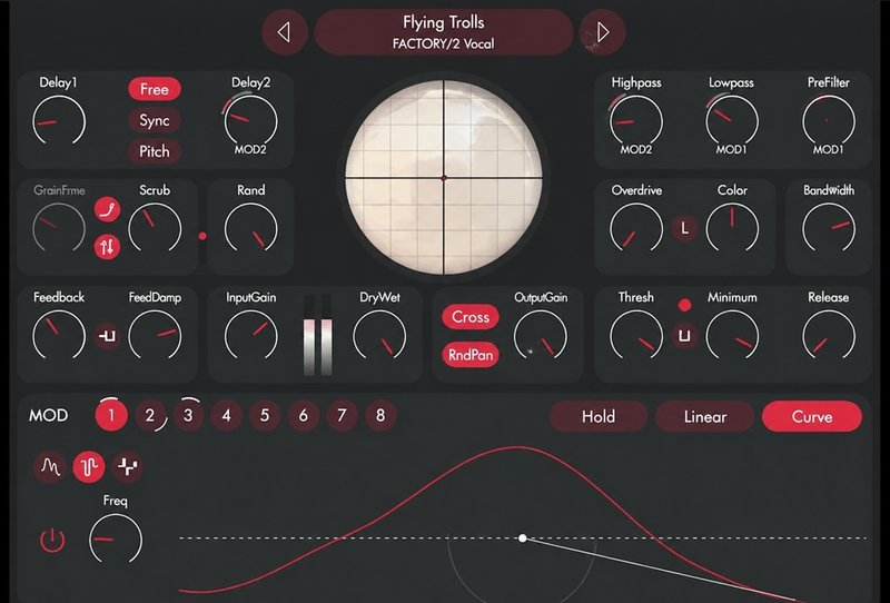 实时延迟效果器 Aqusmatiq Dedalus Delay v1.1.0 MOCHA Win