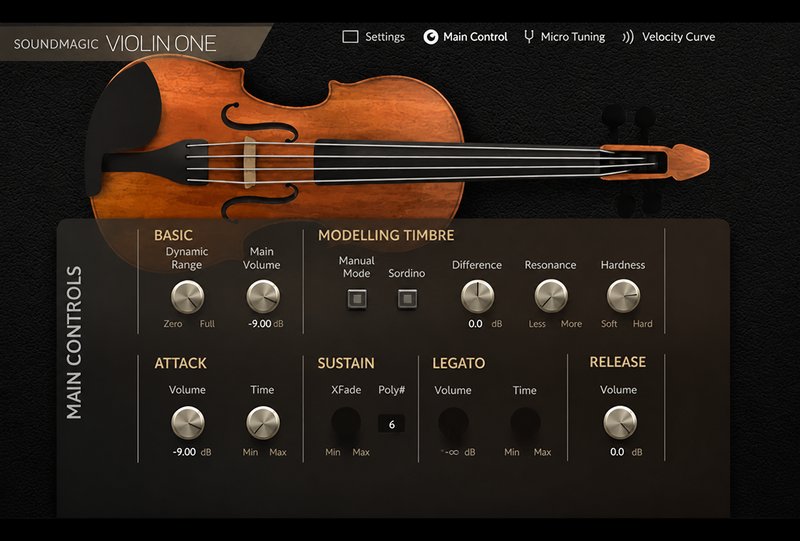 物理建模小提琴 Sound Magic Violin One v0.98 Win