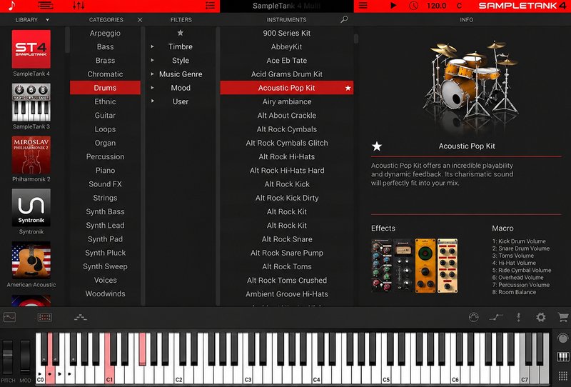 采样坦克4音源采样器 IK Multimedia SampleTank 4 v4.2.5 R2R Win