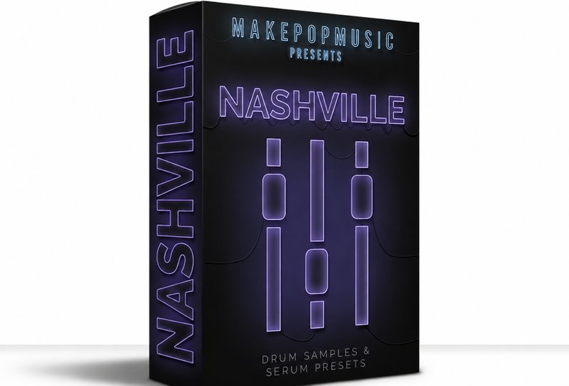 强劲有力的电声和原声鼓组 Make Pop Music Nashville [WAV, Synth Presets]
