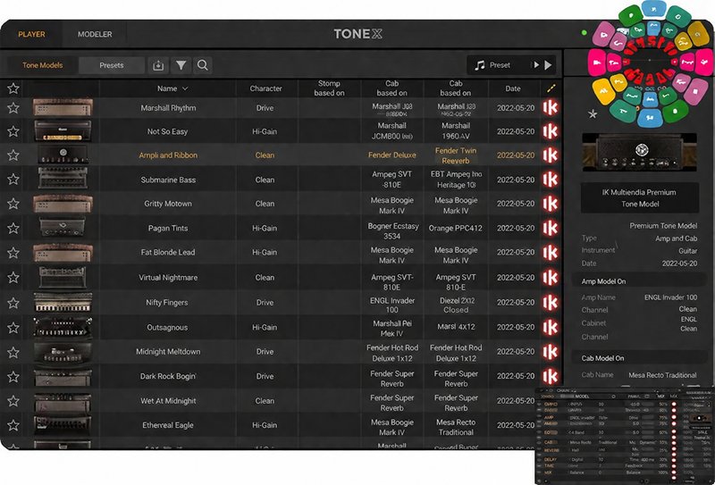 电吉他音色模型预设合集 IK Multimedia ToneX Presets Bundle v2025.5