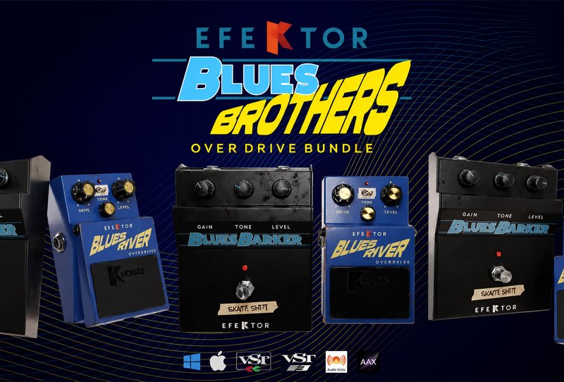模拟建模超载插件套装 Kuassa Efektor Blues Bundle v1.0.0 TCD Win