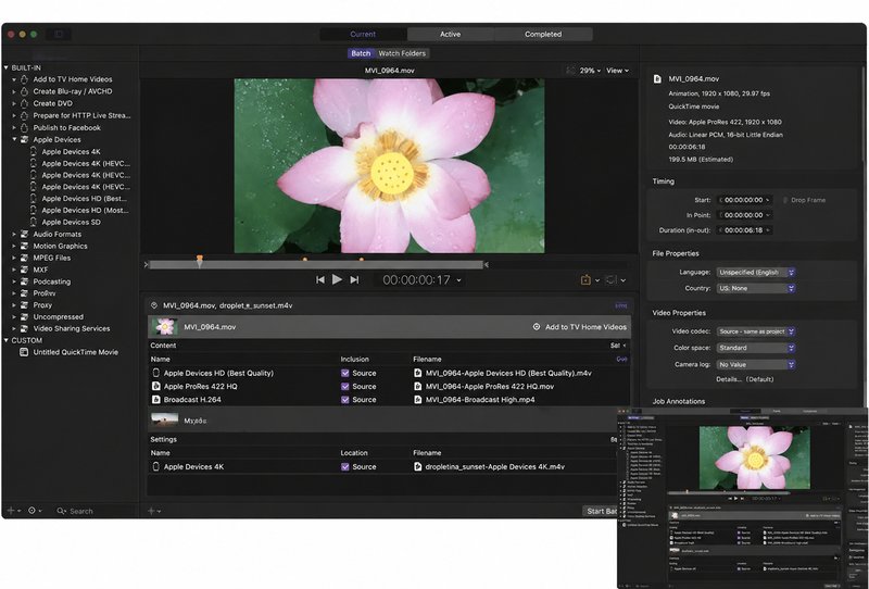苹果视频转码软件 Apple Compressor v4.10.1 Mac