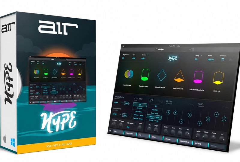 令人兴奋的合成器 AIR Music Technology Hype v1.2.1 Win