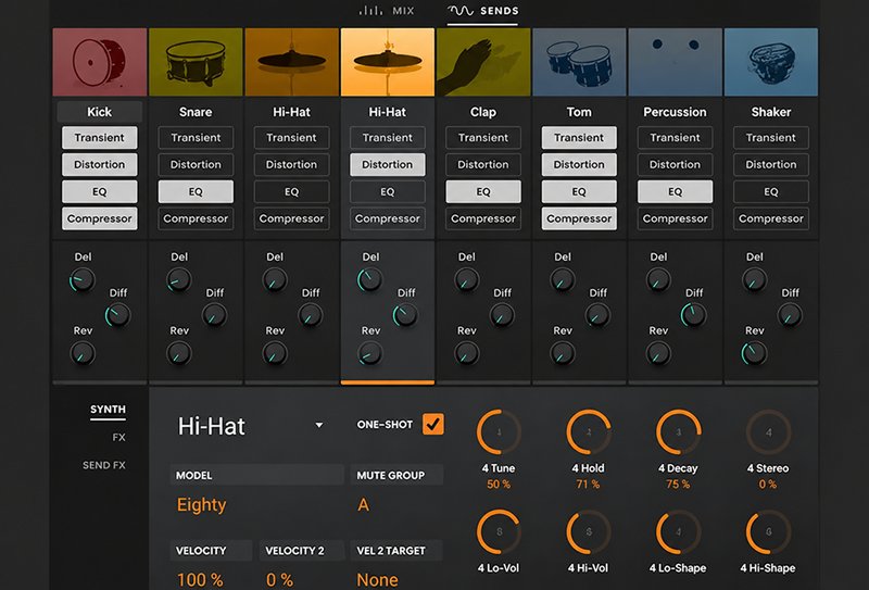 虚拟鼓乐器 AIR Music Technology DrumSynth v1.2.1.14 Win