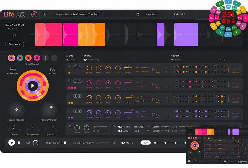 节奏Loops制作插件 XLN Audio Life v1.2.2 Mac