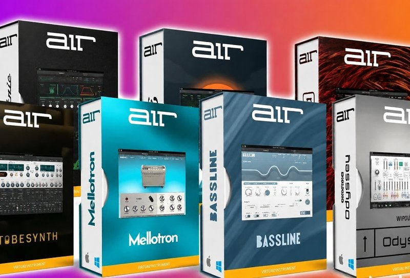 25个虚拟乐器合集 AIR Music Technology Instruments Bundle v2025.7 R2R Win