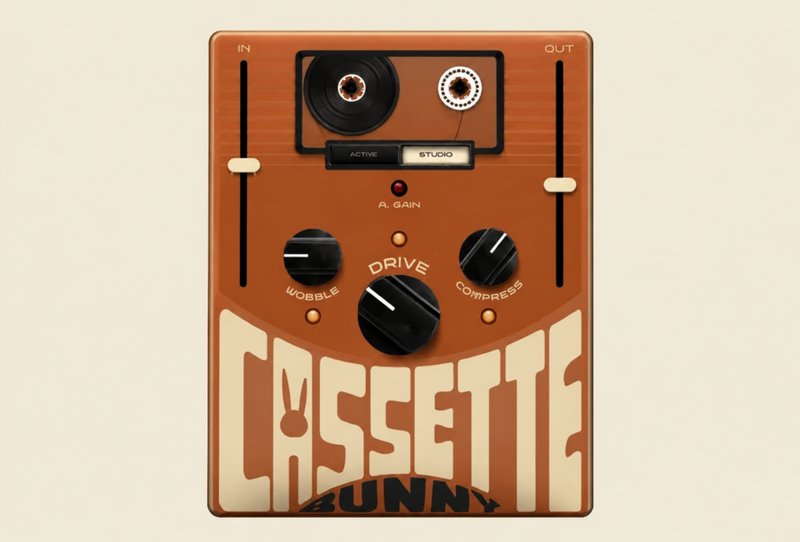 复古磁带仿真插件 Safari Pedals Cassette Bunny v1.5 BUBBiX Win