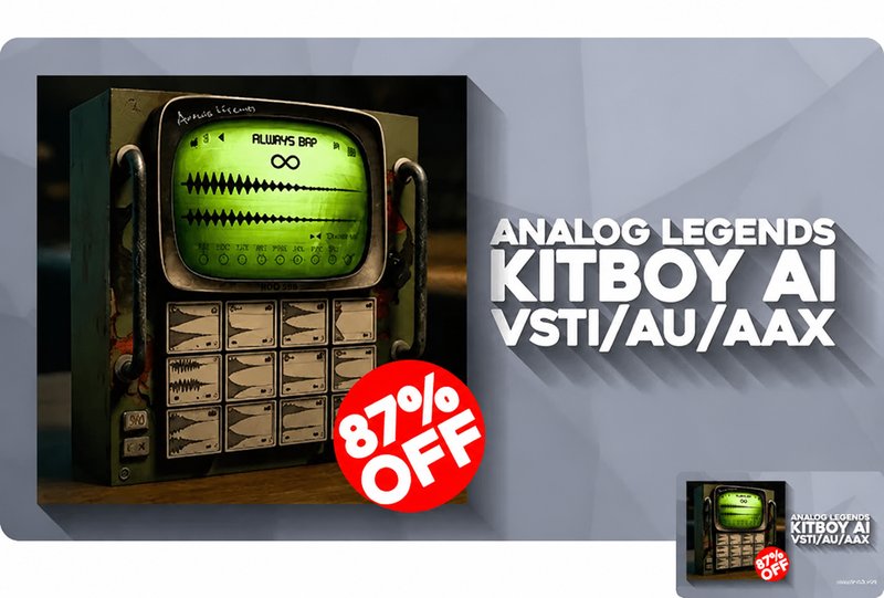 鼓机采样器音源 Analog Legends KitBoy AI v2.0.5 BUBBiX
