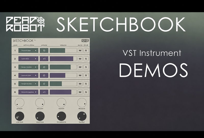 虚拟综合音源 Dead Robot Sketchbook v2