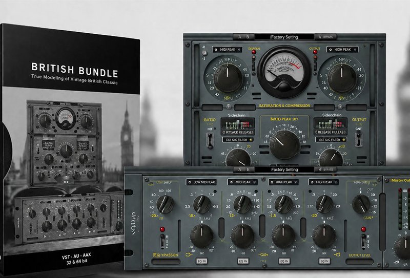英伦混音插件套装 Nomad Factory British Bundle v2.1.0 HCiSO Mac