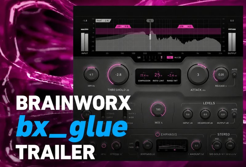 模拟黏合压缩器 Plugin Alliance Brainworx Bx_glue v1.1.0
