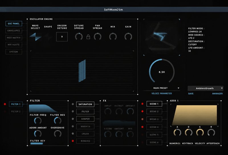 复古多声道合成器 Silen Audio Infinite Flow v1.19 TC Win