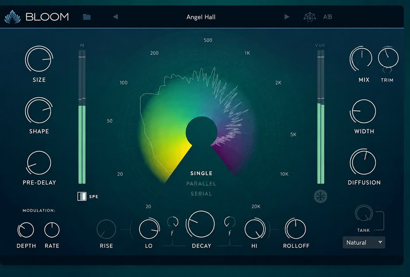 混响效果器 UVI Bloom v1.0.0
