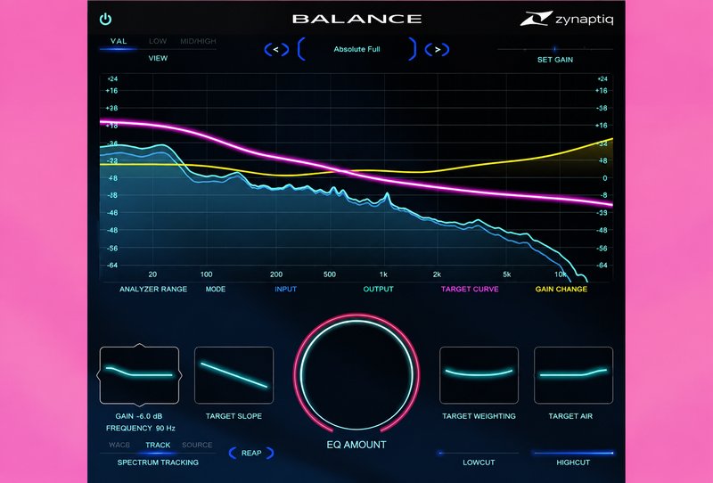 智能均衡器 Zynaptiq BALANCE v1.0.2