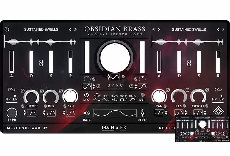 黑曜石铜管乐器音源 Emergence Audio Obsidian Brass v1.0.1