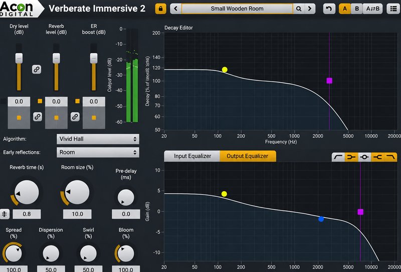 环绕声混响效果器 Acon Digital Verberate Immersive 2 v2.2.10