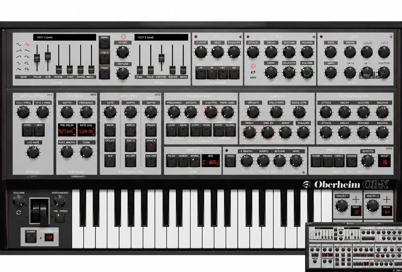 模拟合成器 GForce Oberheim OB-X v1.5.0 R2R