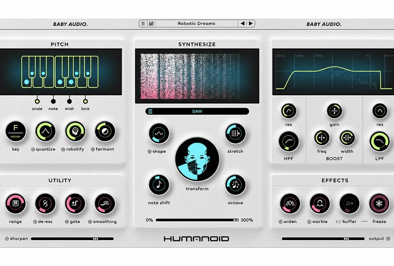 人声机器化调音插件 BABY Audio Humanoid v1.2.0 BUBBiX