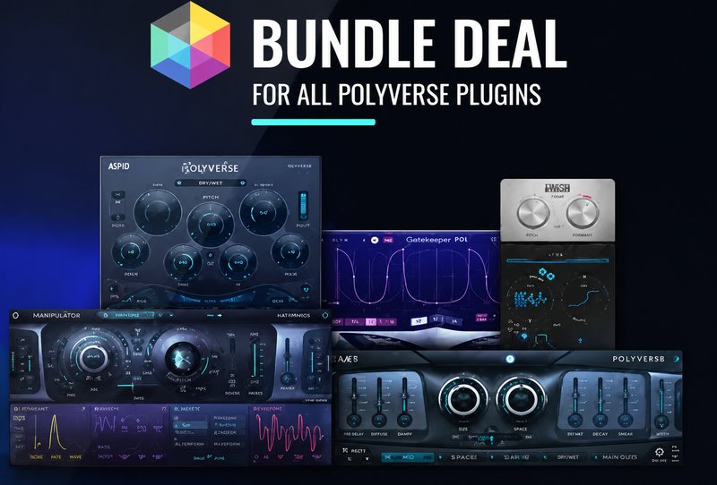 创意混音插件套装 Polyverse Music Bundle Deal v2025.7 VR