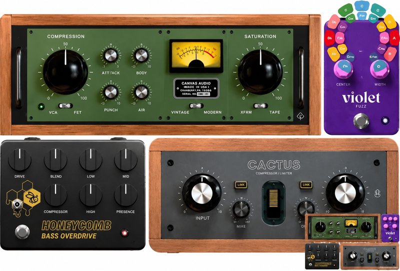 4个吉他贝斯效果 Canvas Audio Plugins v2025.7 MOCHA Win