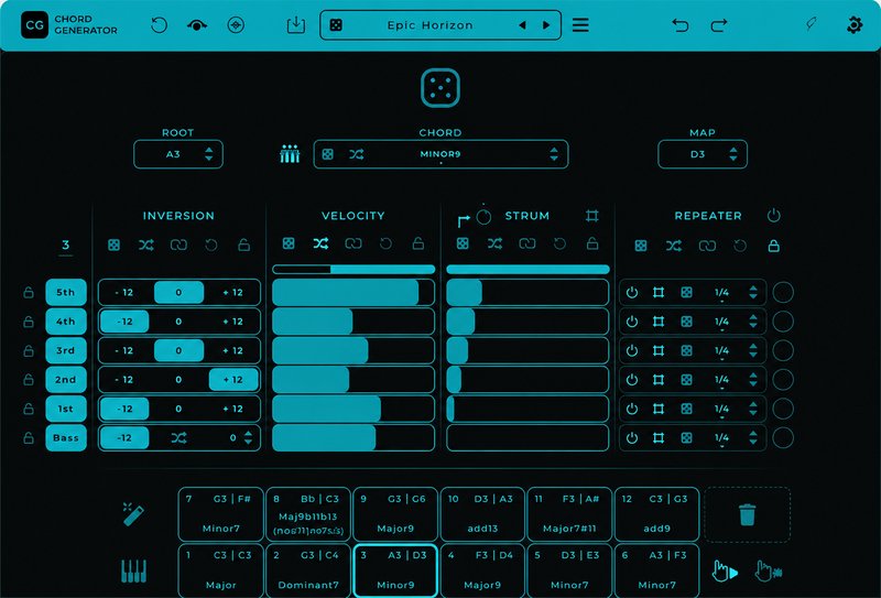 和弦Midi生成器 Mario Nieto Chord Generator v1.1.0