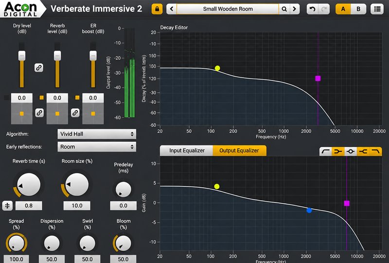 环绕声混响效果器 Acon Digital Verberate Immersive 2 v2.3.2