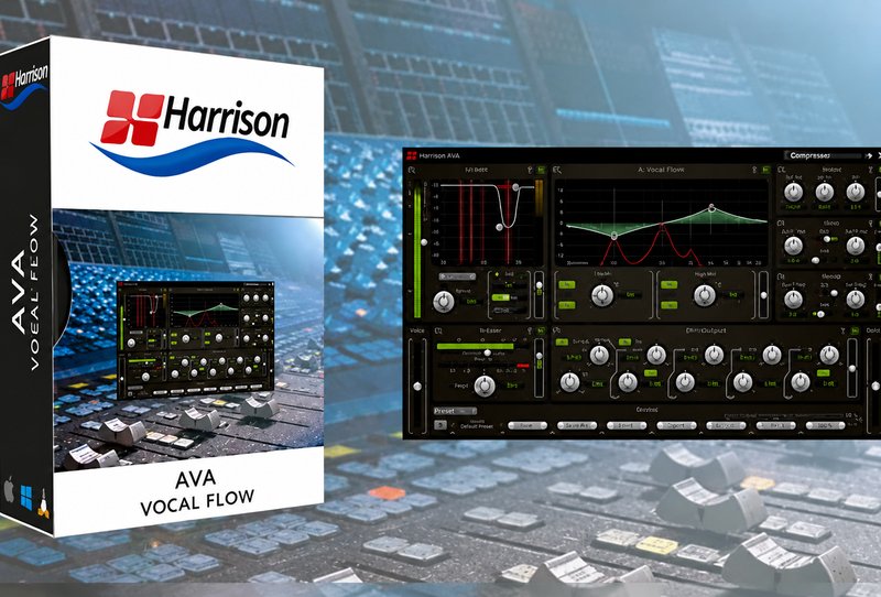 哈里森人声效果器 Harrison AVA Vocal Flow v1.1.0 Win