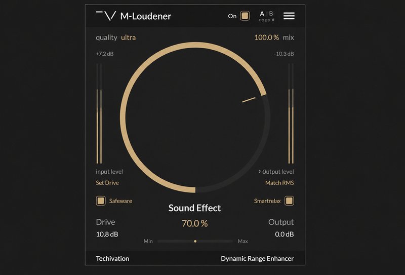 动态范围增强器 Techivation M-Loudener v1.1.0 MOCHA Win