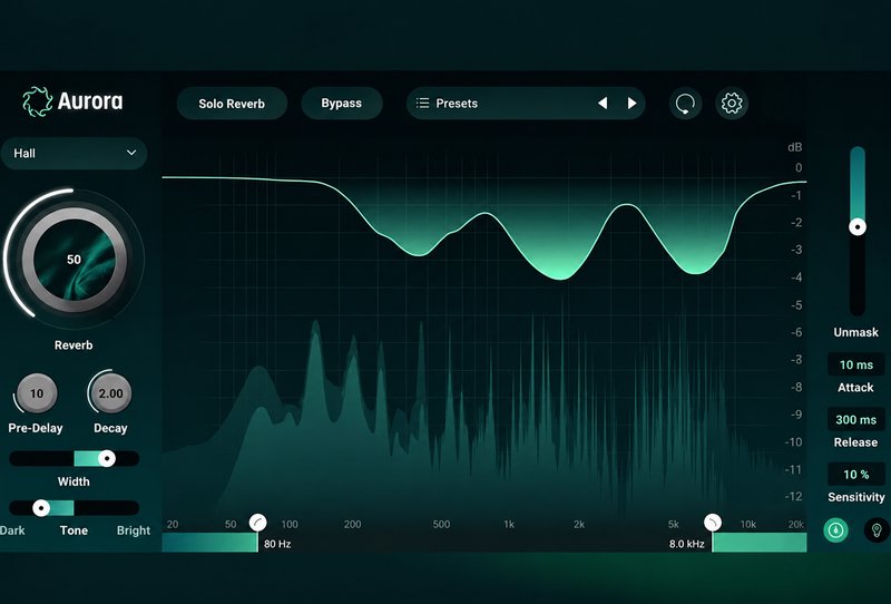 智能混响效果器 iZotope Aurora v1.1.0