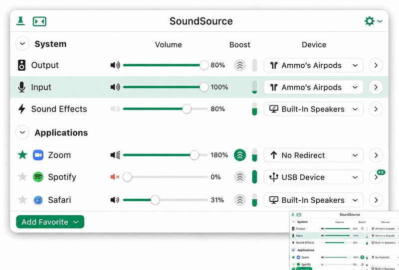流媒体音频控制软件 Rogue Amoeba SoundSource v5.8.5 Mac