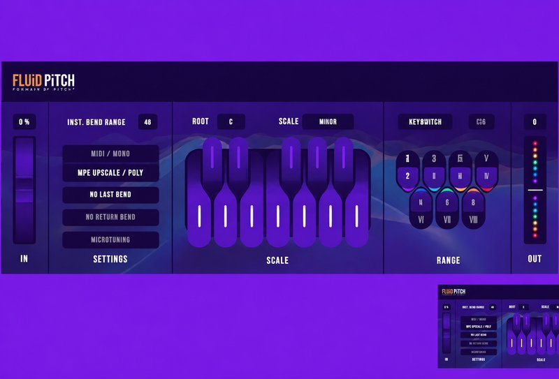 流体音调弯曲插件 Pitch Innovations Fluid Pitch v1.5.0 R2R Win