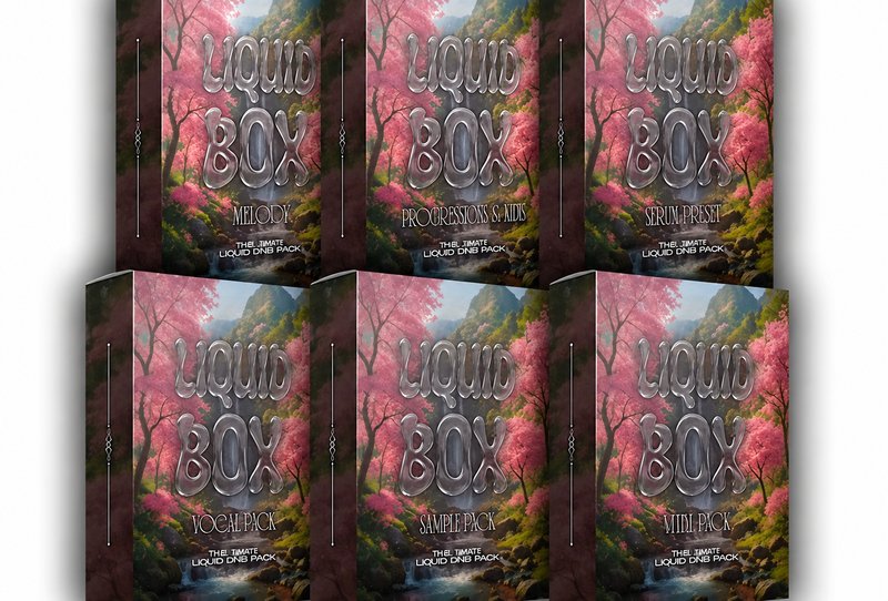 鼓 贝斯素材包 Noise Masters Liquid Box Drum & Bass Pack WAV MiDi FLP Serum Vital Presets-ARCADiA