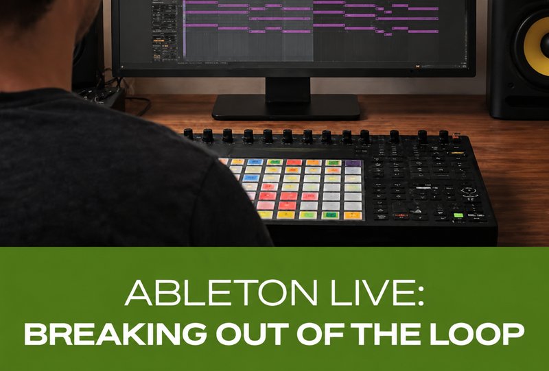 Ableton Live编曲教程 Groove3 Ableton Live Breaking Out Of The Loop