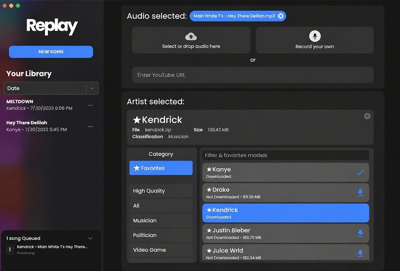 AI声音克隆软件 Rubin AI Replay v8.5.0
