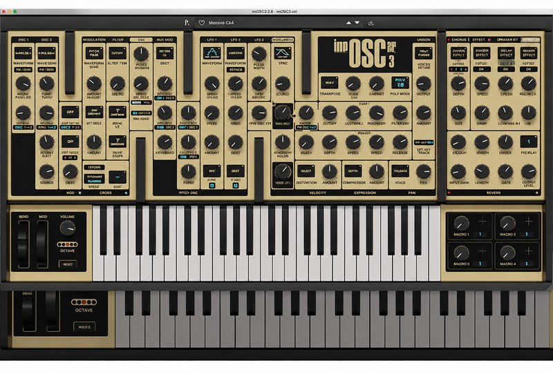 传奇英式硬件合成器 GForce impOSCar 3 v1.0.2 Win