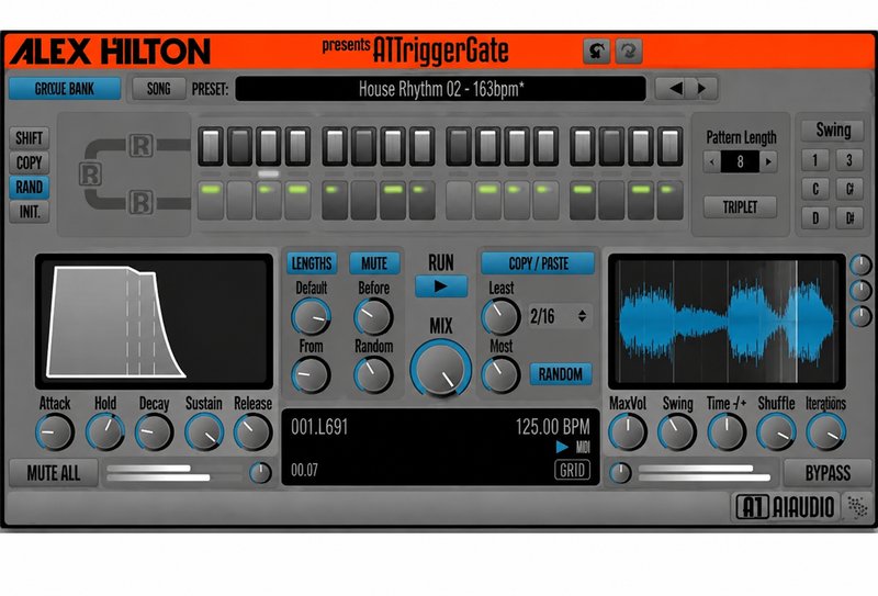 鼓组混音门控 Alex Hilton A1TriggerGate v1.4.4