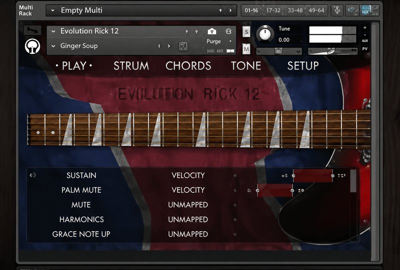 12弦电吉他音源 Orange Tree Samples Evolution Rick 12 v1.3.0